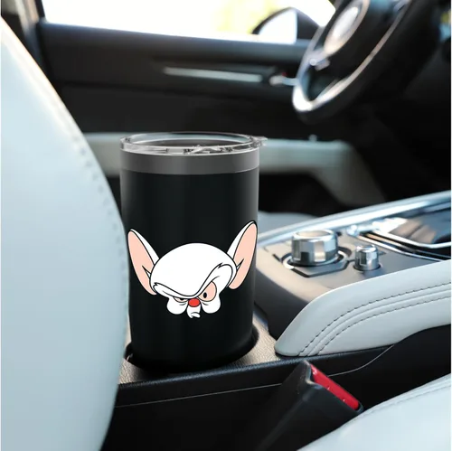 Vista 6 de Pinky and the Brain Vaso aislado de acero inoxidable Brain