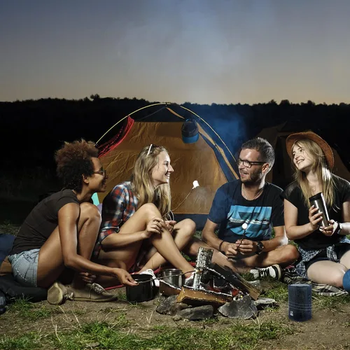 Vista 8 de Altec Lansing - Altavoz Bluetooth inalámbrico HydraMotion con sonido de 360 grados, impermeable IP67 portátil para exteriores, a prueba de golpes, a