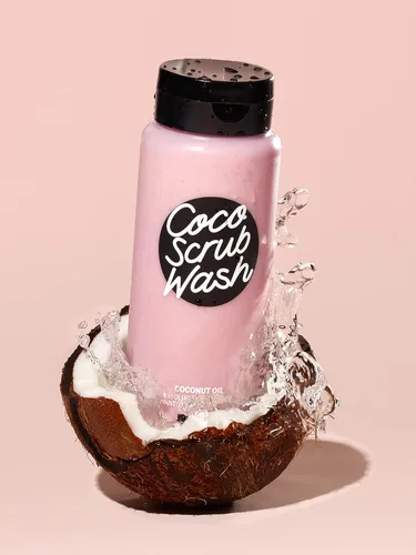 Vista 3 de Victoria's Secret Pink Coco Scrub Wash con aceite de coco