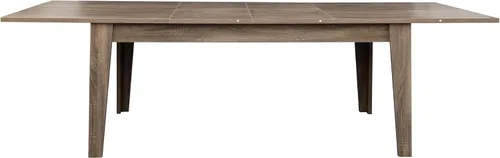 Vista 4 de WILLIAMSPACE Mesa de Comedor Extensible de Madera de 106" para 8 a 12, Mesa de Cocina Rectangular Rústica Campestre, Mesa de Comedor Grande
