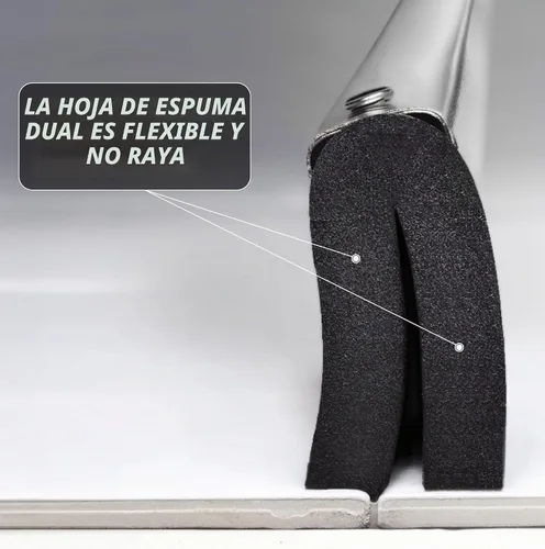 Vista 6 de Unger Escobilla de goma para pisos de superficie irregular AquaFlex profesional, 18