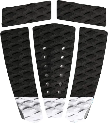 Vista 15 de Abahub 3 almohadillas de tracción de EVA para tabla de surf con patín para patinetas, tablas de surf, funboard, tabla de pescado, Naranja