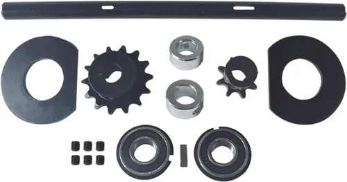 Vista 4 de Eje de gato Go Kart Minibike Kit completo de eje de gato 3/4" X 10" Cadena 40/41/420