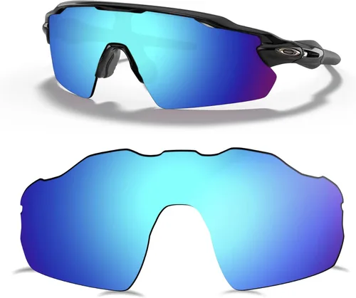 Vista 3 de Prizo ORL Lentes polarizadas de repuesto para gafas de sol Oakley Radar EV Pitch OO9211, 2 pares, MultiOptions