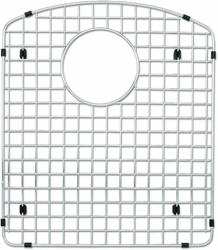 Vista 4 de BLANCO Rejilla de fregadero de acero inoxidable con diamante, tazón pequeño