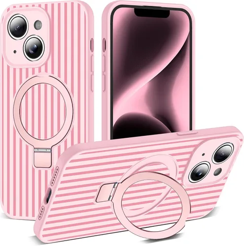 Vista 48 de SKYLMW Funda diseñada para iPhone 11 con soporte magnético invisible Compatible con Mag-Safe, a prueba de caídas de grado militar, a prueba