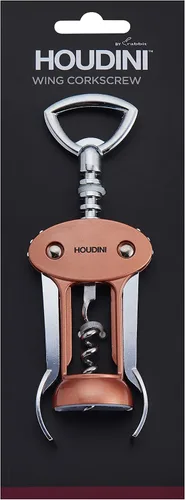Vista 5 de Houdini Sacacorchos con alas clásicas, cobre