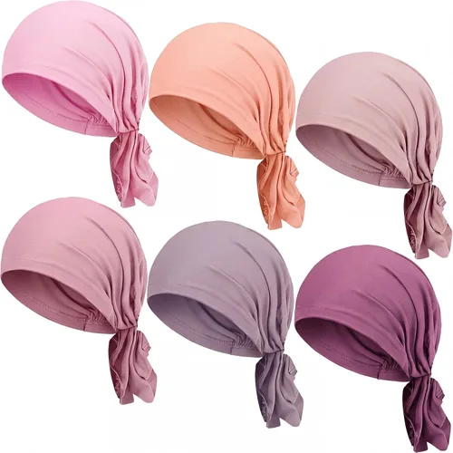 Vista 12 de Syhood Slip on Pre Tied Head Scarves for Women