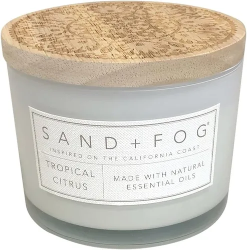 Vista 67 de Sand + Fog Vela perfumada - Chai – Aromas adicionales y tamaños – Mecha 100% de algodón sin plomo - Velas de lujo en frasco para refrescar el aire