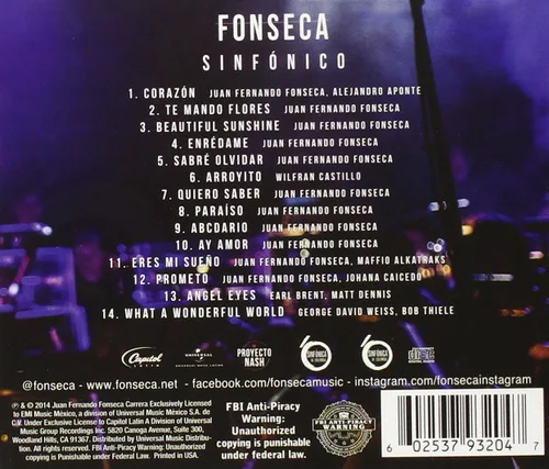 Vista 2 de Fonseca Sinfnico Con La Orquesta Sinfnica Nacional De Colombia
