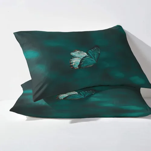 Vista 3 de Sábanas de mariposa tamaño individual, sábanas de insectos con mariposas, sábanas y fundas de almohada de 3 piezas, sábana bajera ajustable