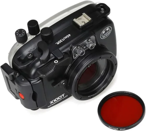 Vista 3 de Seafrogs Underwater Case 130FT/40M Cámara Buceo Impermeable Carcasa Carcasa para Fujifilm X100T