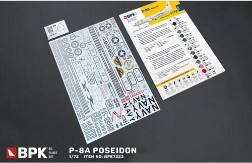 Vista 8 de BPK 7222-1/72 - Poseidon P-8A Kit de Maquetas
