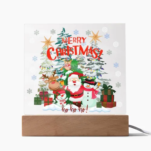 Vista 7 de Lámpara de luz nocturna de Navidad, ideas de regalo para niños o nietos con Papá Noel, accesorios únicos de iluminación LED de Navidad, lámpara