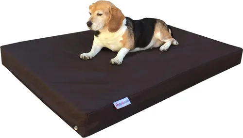 Vista 23 de Dogbed4less Cama de espuma de memoria para perros, ortopédica, con gel refrescante, forro impermeable con funda exterior duradera lavable