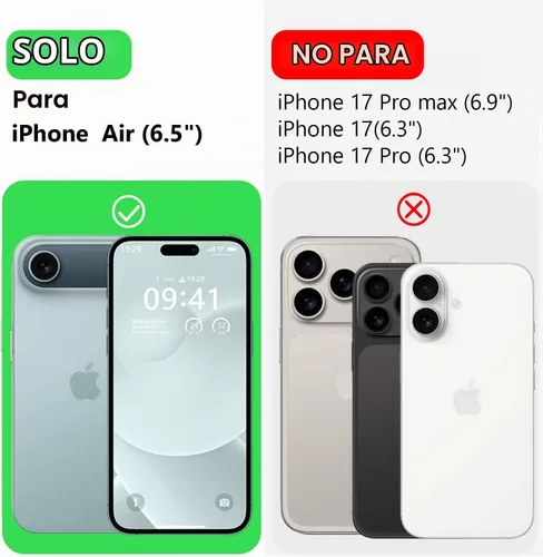 Vista 4 de LOVE 3000 Diseñada para Funda iPhone Air, Silicona Premium [Compatible con Magsafe][Forro de Microfibra Suave Anti-Rayones] Funda Protectora