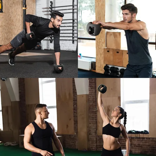 Vista 5 de POWER GUIDANCE Mancuernas Spherebell + Kettlebell, Logra el Máximo Rendimiento de Ejercicio Mientras Minimiza el Estrés en las Articulaciones