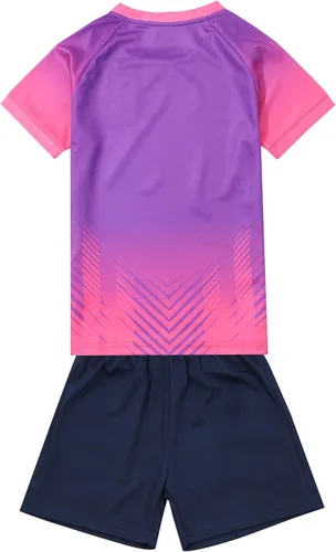 Vista 2 de Camiseta de fútbol para niños, camiseta y pantalones cortos de entrenamiento para equipo deportivo