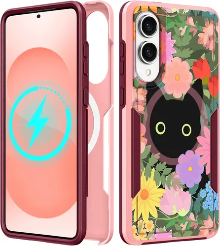 Vista 211 de Funda para Moto G 5G 2024 – Compatible con MagSafe para mujeres y niñas, bonita funda protectora magnética para teléfono, diseño femenino Kawaii
