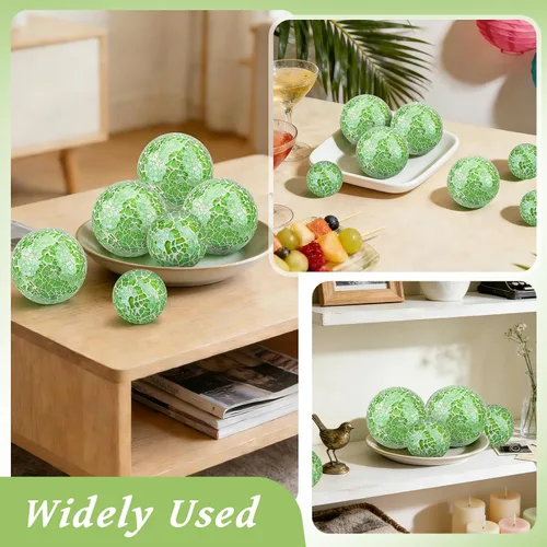 Vista 11 de Bolas decorativas para cuencos, 3 unidades, 2.6 pulgadas, bolas