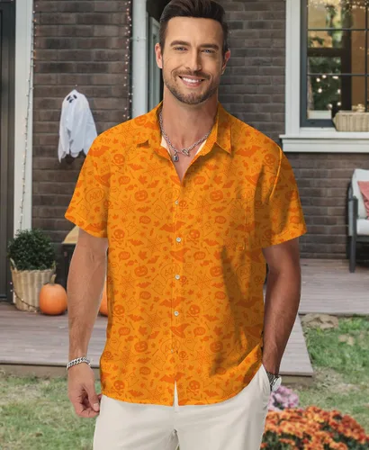 Vista 25 de KYKU - Camisa hawaiana funky para hombre, ropa tropical para vacaciones en Palm Beach