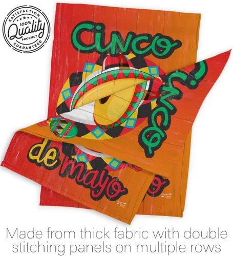Vista 7 de Amigo Chili Cinco de Mayo Casa de Verano Fiesta Mexicana Cactus Piñata al aire libre Verano Sunny Decoración Banner Pequeño Jardín Patio Regalo
