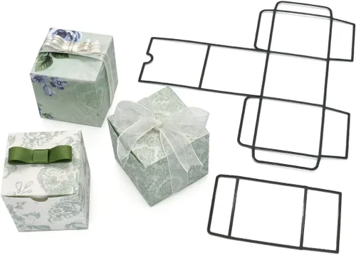 Vista 6 de Bira Craft Boxes - Troqueles de corte, plantillas de troqueles de corte, diseños surtidos (caja de almohada)