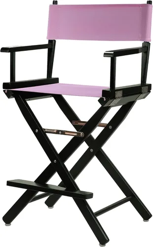 Vista 27 de Casual Home - Silla de director de 18 in, marco negro, lona negra, altura clásica Marco negro - Madera maciza