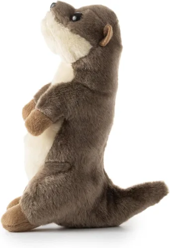 Vista 3 de The Petting Zoo Animal de Peluche de Nutria de Río, Regalos para Niños, Animales Salvajes Wild Onez Babiez, Juguete de Peluche de Nutria de Río de 6