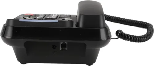 Vista 8 de Luocute Sistema extensible de teléfono con cable e inalámbrico con contestador digital y bloqueo de llamadas, pantalla grande de 2 pulgadas y esfera