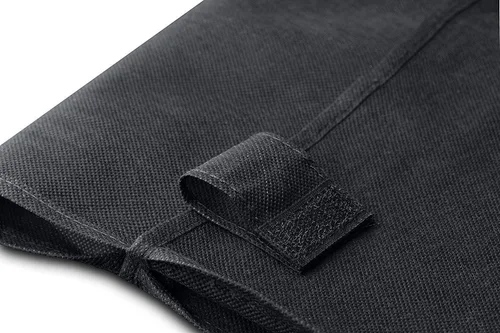 Vista 2 de Forro plegable para carrito de compras con cubierta, resistente al agua (solo revestimiento) (negro)