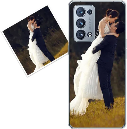 Vista 288 de Funda personalizada compatible con Oppo A1 Pro, fundas de teléfono personalizadas con imagen de foto, imagen de texto, cubierta transparente