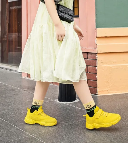 Vista 5 de Santiro Zapatos para niños y niñas, tenis para correr