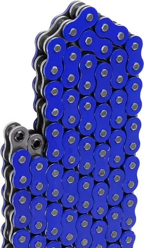 Vista 4 de Caltric Cadena de transmisión azul con junta tórica compatible con Yamaha Raptor 700 Yfm700R Yfm-700R Se 2006-2013