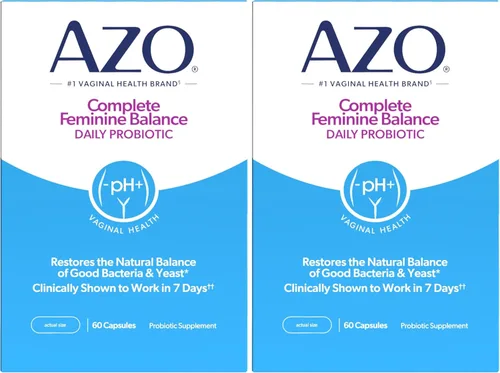 Vista 6 de AZO Probióticos diarios de equilibrio femenino completo para mujeres, clínicamente probados para ayudar a proteger la salud vaginal, ayudan a