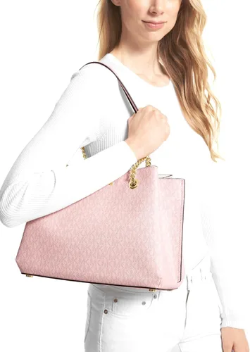 Vista 3 de Michael Kors Teagen Large Long Drop Satchel Pale Ocean
