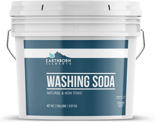 Vista 5 de Earthborn Elements Soda para Lavar (2 lb), Ceniza de Soda, Carbonato de Sodio, Incrementador de Lavado No Tóxico