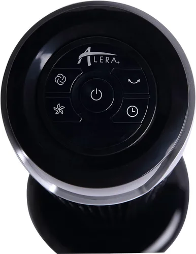 Vista 7 de Alera - Ventilador de torre oscilante de 36 pulgadas con mando a distancia, plástico, color negro