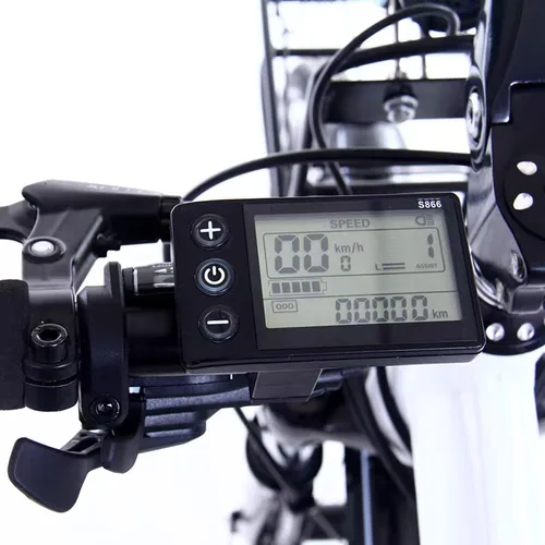 Vista 8 de Medidor de pantalla LCD de bicicleta eléctrica S866, 24V 36V 48V Ebike Pantalla LCD Panel de control inalámbrico Velocímetro de bicicleta odómetro