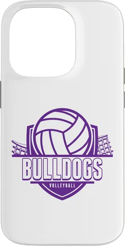 Vista 17 de Bulldogs Volleyball Back to School Spirit P Case for iPhone 17