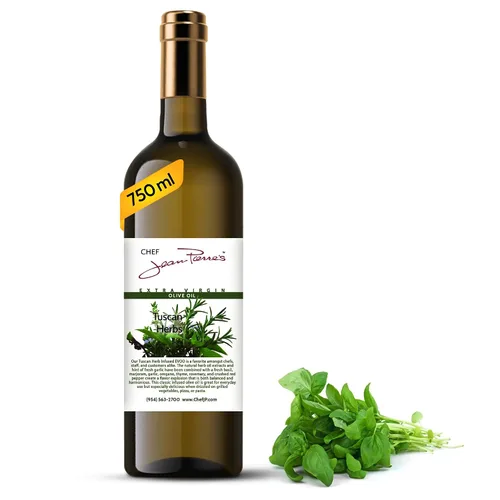 Vista 11 de Chef Jean Pierre's Aceite de oliva de naranja sangre extra virgen – Botella de vidrio de 12.5 onzas – Infundido naturalmente con sabores dulces