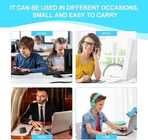 Vista 7 de 60 unidades de mouse USB con cable negro para computadora, a granel, 1000 DPI, 3 botones, con cable con cable con cable para oficina en casa