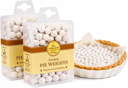 Vista 11 de Mrs. Anderson's Baking Pie Weights Cuentas de Gres de Cerámica Natural para Hornear a Ciegas Resistentes al Calor, Aptas para Alimentos, Fáciles