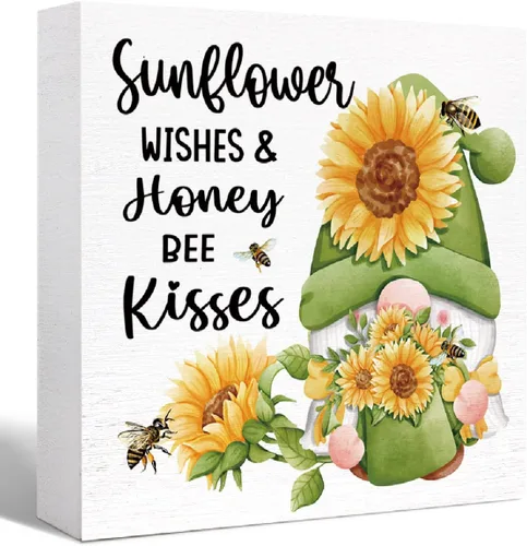 Vista 9 de Letrero de madera de limones frescos, letrero de bloque de madera para el hogar, granja, cocina, oficina, escritorio, cubículo, mesa, decoración