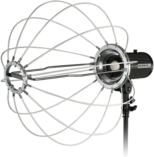 Vista 5 de Fotodiox Linterna Softbox 20in (50cm) Globe - Caja de luz plegable con balcar Speedring para Balcar y Flashpoint I Stobes