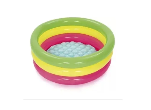 Vista 2 de piscina inflable