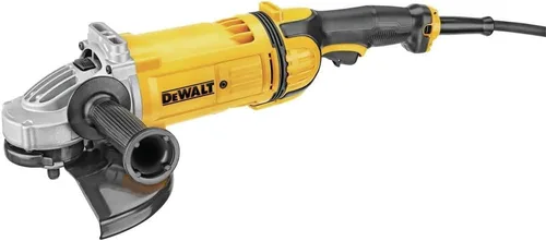 Vista 2 de DEWALT Amoladora angular, 9 pulgadas, 4.7 HP, 6.500 RPM, con sistema de eyección de polvo, con cable (DWE4559N)