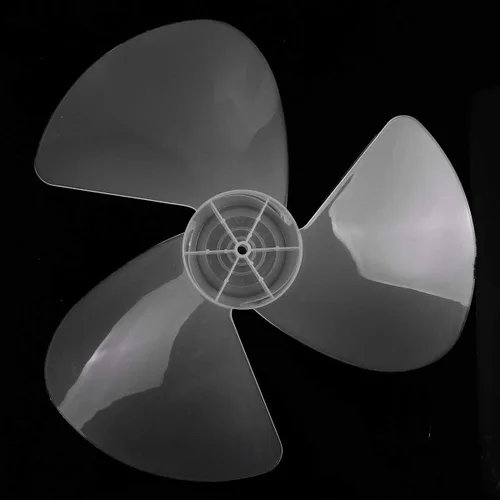 Vista 5 de IEFIEL Hoja de ventilador de plástico 3 hojas para ventilador de pie ventilador mesa Fanner General Accesorios 16 pulgadas con tuerca
