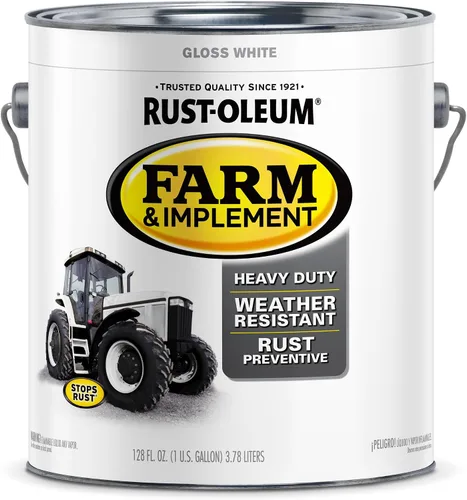 Vista 82 de Rust-Oleum Farm & Implement 280176 - Pintura esmaltada, galón, naranja (Allis Chalmers Orange)