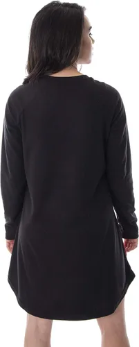 Vista 6 de INTIMO Star Trek Next Generation - Camisón de pijama para mujer con diseño de cuadros raglán, Rojo